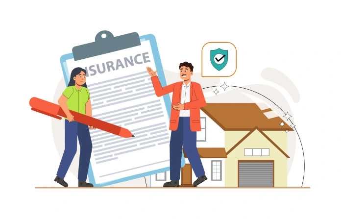 Unique Insurance Illustrations For Web Applications