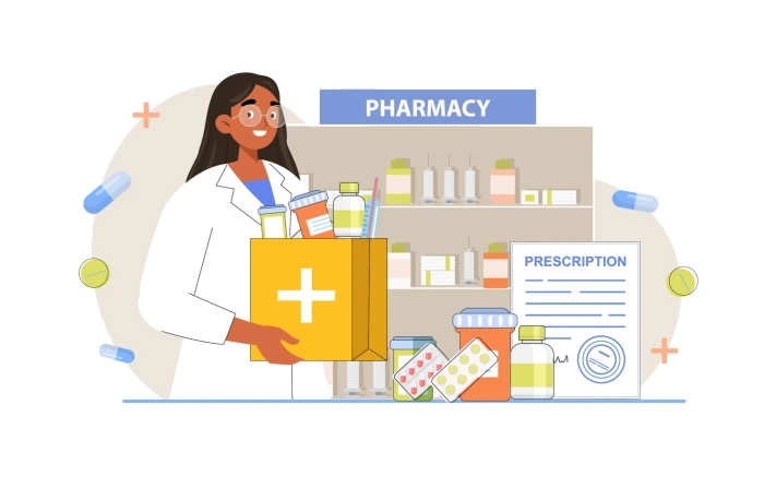 Pharmacy Illustration image