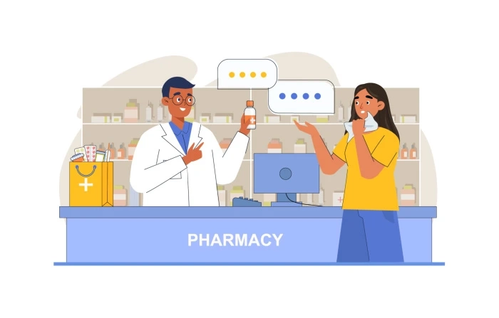 Pharmacy Vector Illustration image