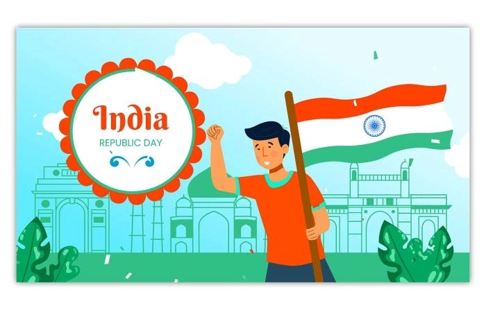 Indian Republic Day Celebration Slideshow AE Template