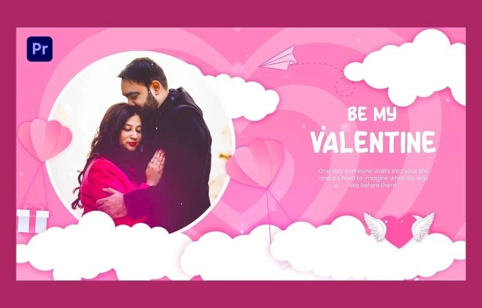 Valentine Day Greeting E-Card Slideshow Premiere Pro Template