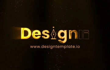 Best Cinematic Golden Logo Reveal After Effects Template