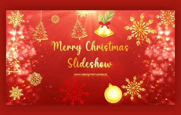 Merry Christmas Slideshow Motion Graphic Effects in After Effects