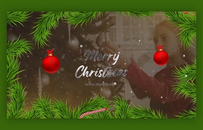 Merry Christmas Wishes Slideshow Animated AE Templates