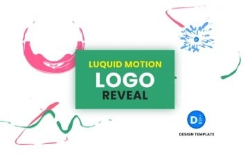 Liquid Motion Logo Reveal After Effects Template