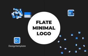 Flat Minimal Logo After Effects Template 02