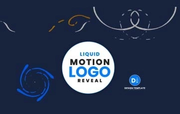 Liquid Motion Logo Reveal After Effects Template 03