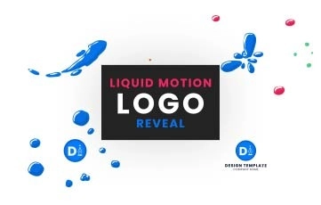 Liquid Motion Logo Reveal After Effects Template 02