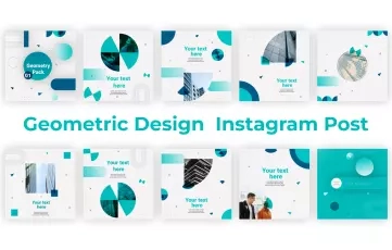 Corporate Geometric Design After Effects Instagram Post