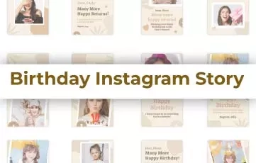 After Effects Birthday Wishes Instagram Story
