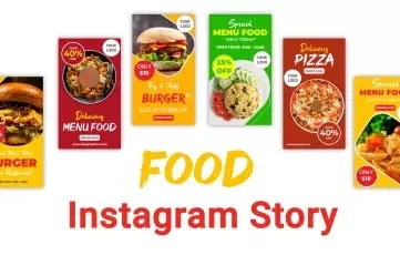 After Effects Food Business Promo Instagram Story