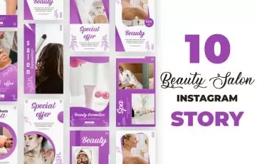 After Effects Beauty Salon Spa Instagram Stories