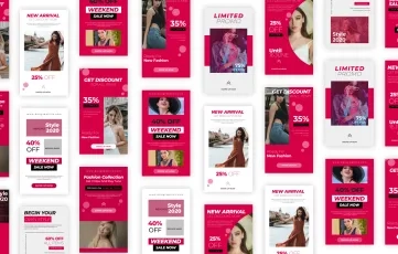 Limited Stock Sale Instagram Story After Effects Template