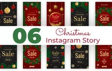 Christmas Sale After Effects Instagram Stories