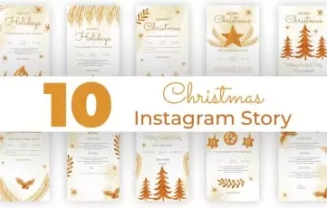 Christmas Wishes Instagram Stories AE Templates