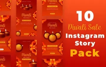 After Effects Diwali Sale Instagram Story