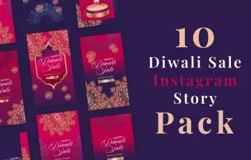 Diwali Sale Instagram Story After Effects Templates