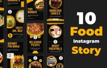 After Effects Delicious Food Promo Instagram Story