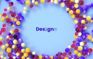 Colorful Balls Reveal After Effects Template