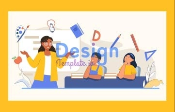 Education Illustration Animation Scene