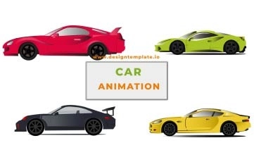 Car Animation Scene Pack After Effects Template