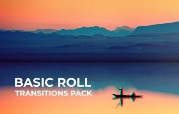 Basic Roll Transitions Pack After Effects Templates
