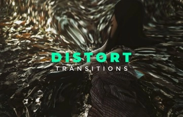 Distort Transitions Pack After Effects Template