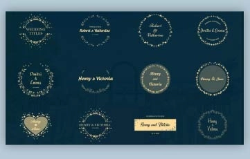 Wedding Title After Effects Template