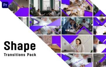 Shape Transitions Pack Premiere Pro Templates