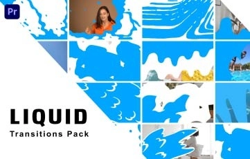Liquid Transitions Pack Premiere Pro Template