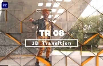 3D Transitions Pack Premiere Pro Template