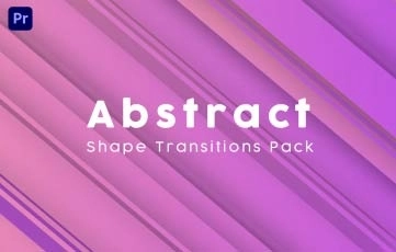 Abstract Shape Transitions Pack Premiere Pro Template
