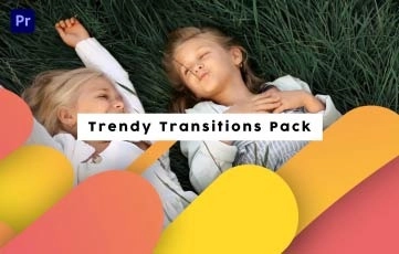 Trendy Transitions Pack Premiere Pro Template