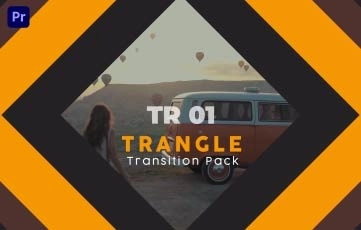Trangle Transition Pack Premiere Pro Template