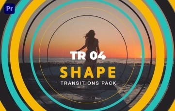 Premiere Pro Template Shape Transitions Pack