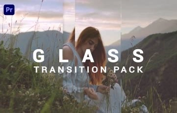 Glass Transition Pack Premiere Pro Template