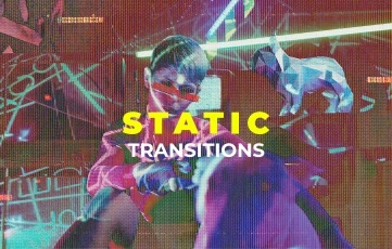 Static Transitions Pack After Effects Template