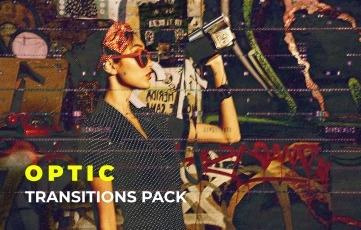 Optic Transitions Pack After Effects Template