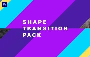 Designed Shape Transition Pack Premiere Pro Template