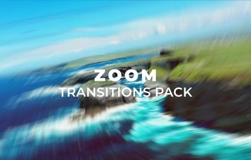 Zoom Transitions Pack After Effects Template