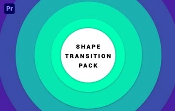 Premiere Pro Template New Shape Transition Pack