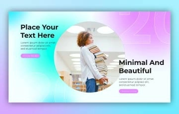 Minimal Slideshow After Effects Slideshow Template
