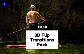 3D Flip Transitions Pack Premiere Pro Templates