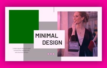 Minimum Slideshow After Effects Template