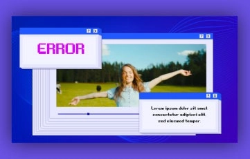 Windows Slideshow After Effects Template