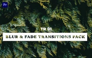 Premiere Pro Template Blur And Fade Transitions Pack