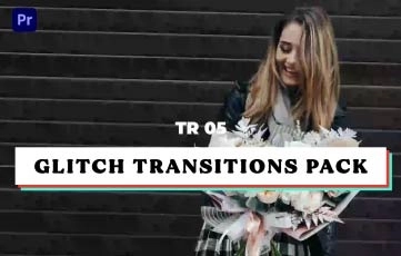 Download Glitch Transitions Pack Premiere Pro Template