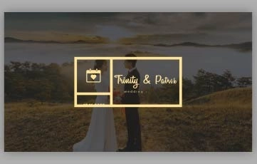 Minimal Wedding Titles After Effects Template