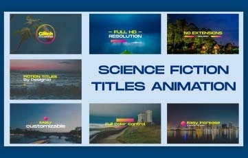 Science Fiction Titles After Effects Template