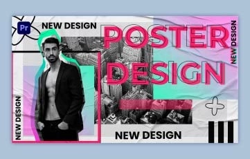 Poster Design Slideshow Premiere Pro Template